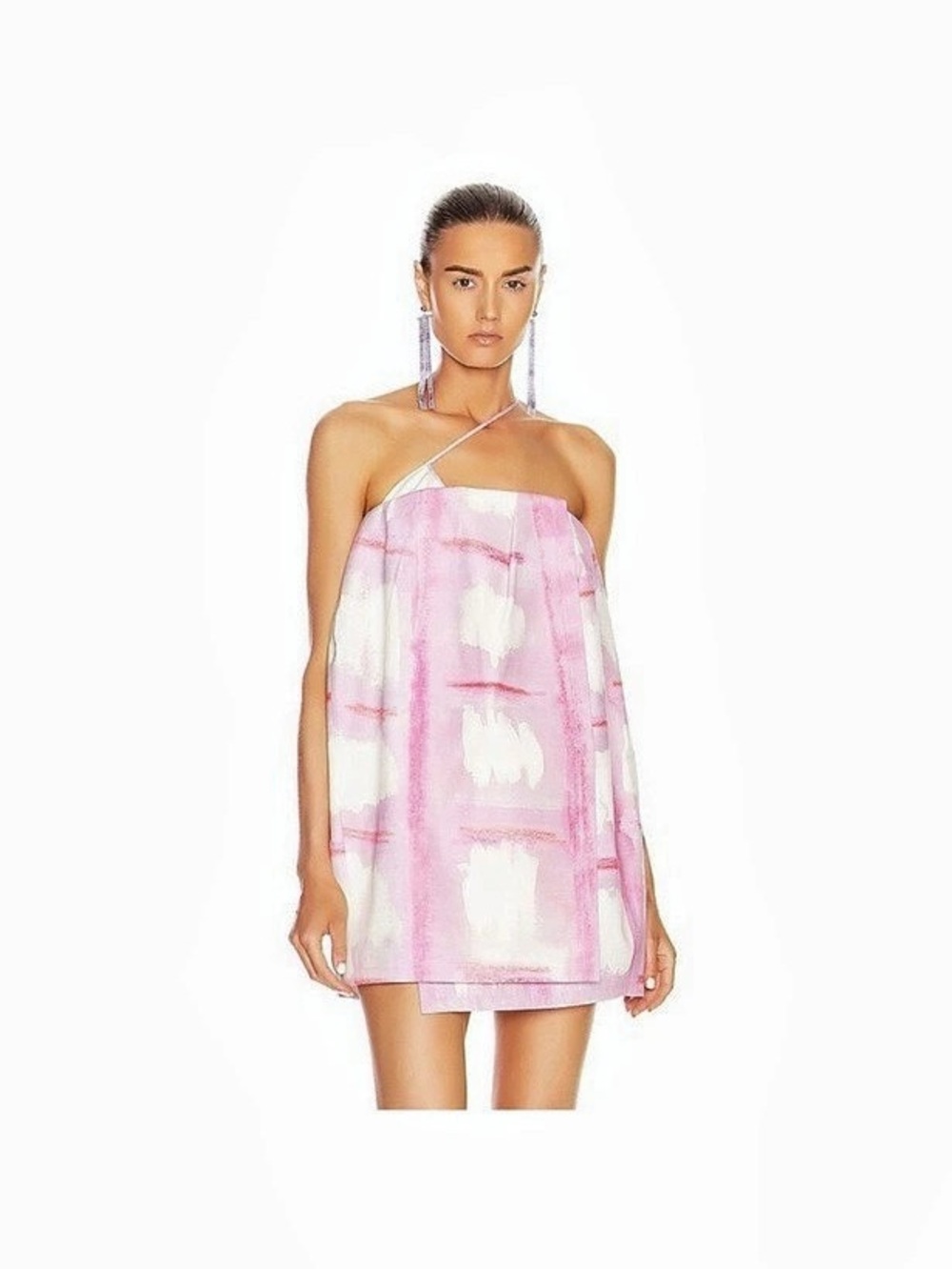 Jacquemus La Robe Mistral Dress Pink & White Mini